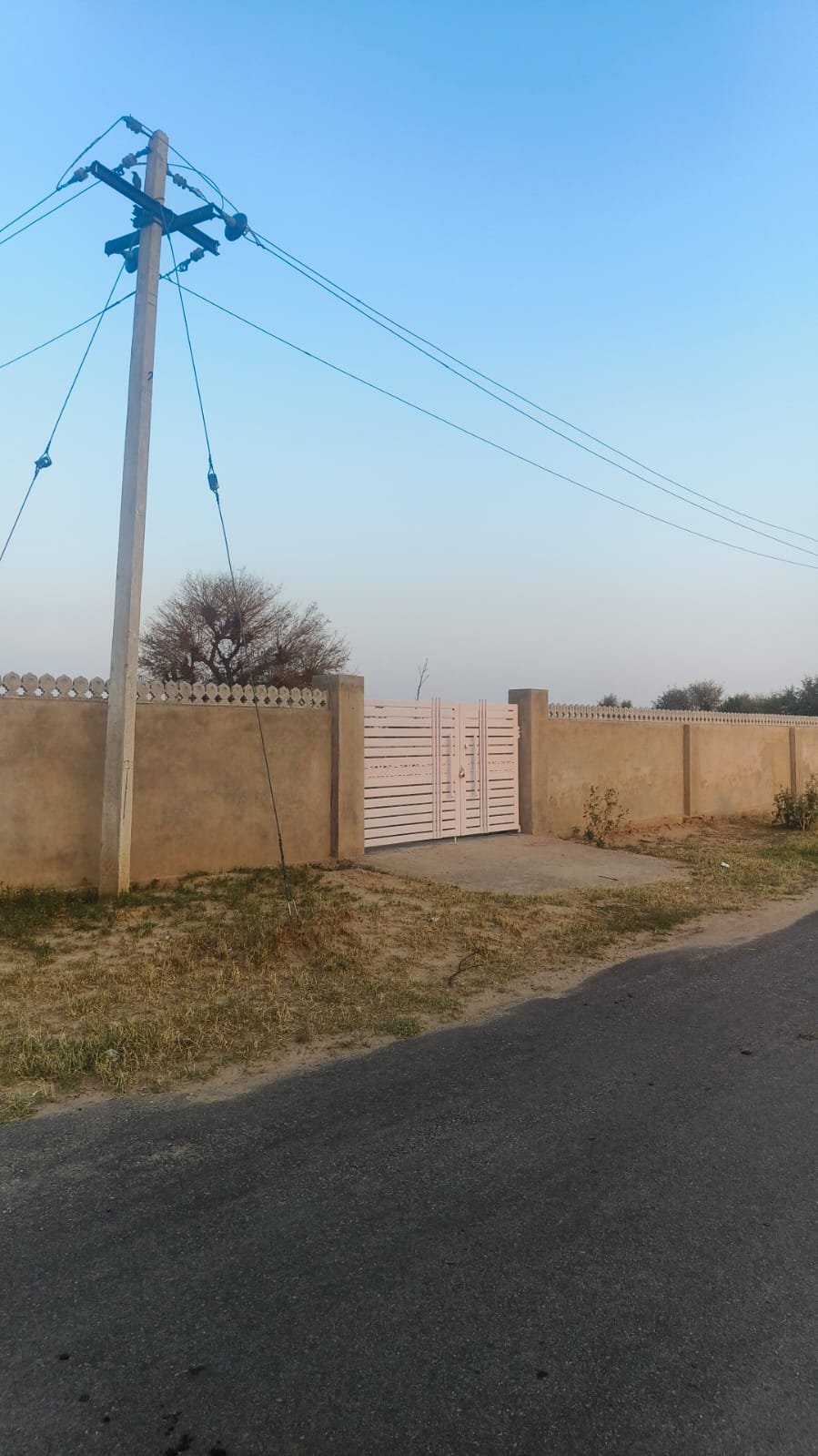 MBS Farms — Gated entry to the farm, Jaipur, Rajasthan farmhouse project by Koncept Infra Studios